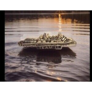 Bass Tracker Pro? Team 17 Boat Pin,Tie-tack, Fishing-Boating Collectible
